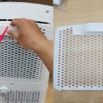 Cách vệ sinh lưới lọc máy lạnh di động mini Midea