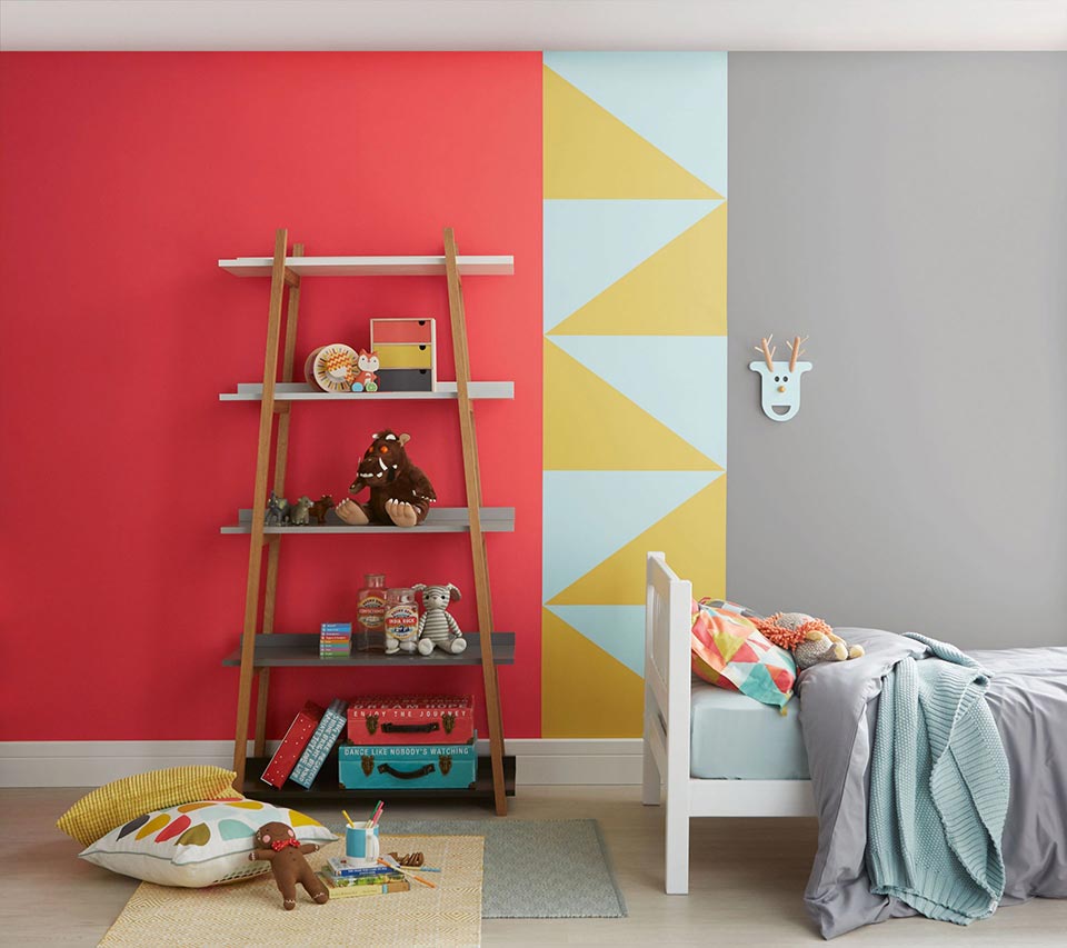 Ý tưởng thiết kế phòng ngủ nhiều màu sắc cho bé thích mê
