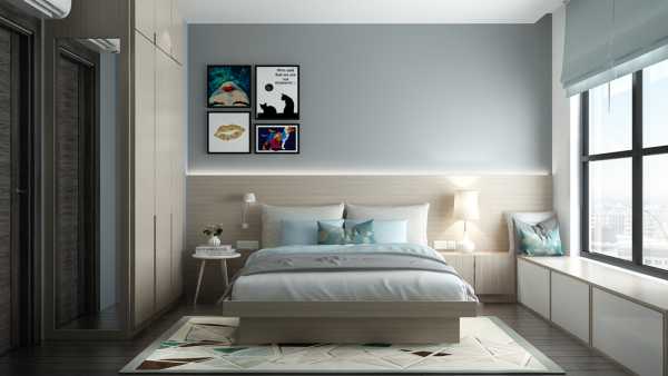 Điểm mặt nội thất giúp phòng ngủ hiện đại và đơn giản aligncenter