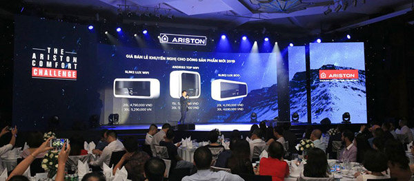 Máy nước nóng có Wi-fi đầu tiên tại Việt Nam của hãng Ariston aligncenter