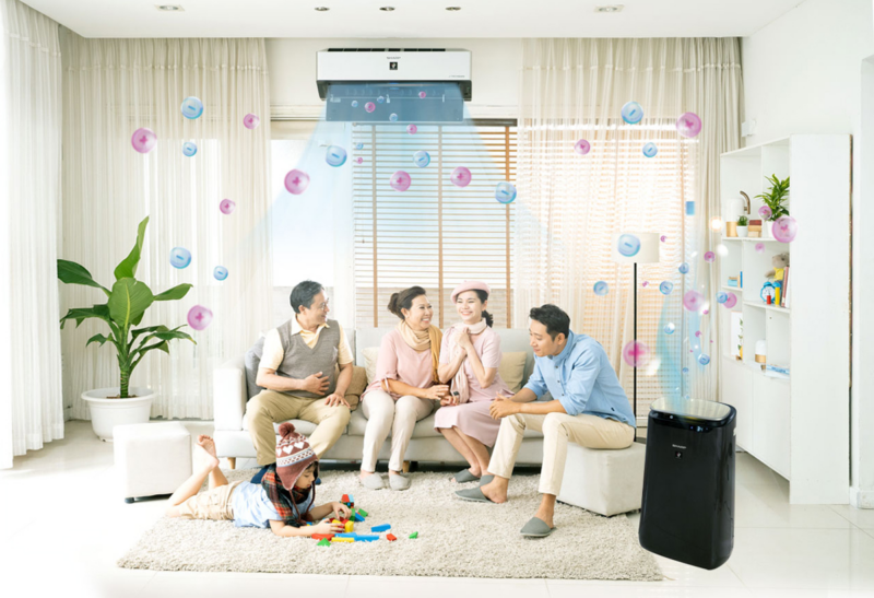 Máy lọc không khí giúp bảo vệ tối đa sức khỏe gia đình bạn aligncenter