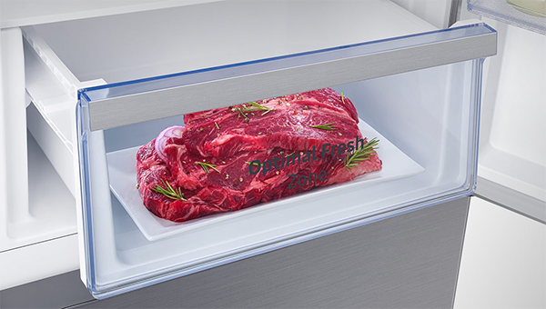 Ngăn cấp đông mềm Optimal Fresh Zone trên tủ lạnh Samsung aligncenter