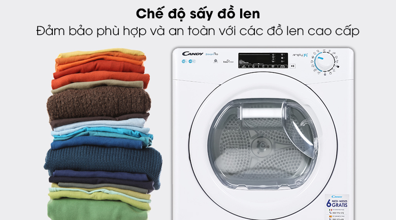7 công nghệ phổ biến và hiện đại nhất trên máy sấy quần áo hiện nay
