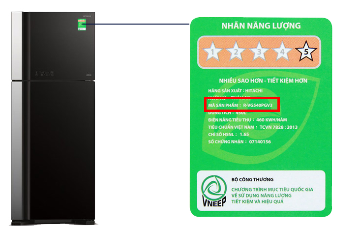 Cách sử dụng bảng điều khiển tủ lạnh Hitachi Inverter 450 lít R-VG540PGV3