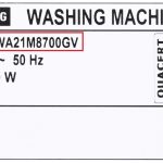 Xác định tên của máy giặt