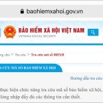 Truy cập website tra cứu của BHXH Việt Nam
