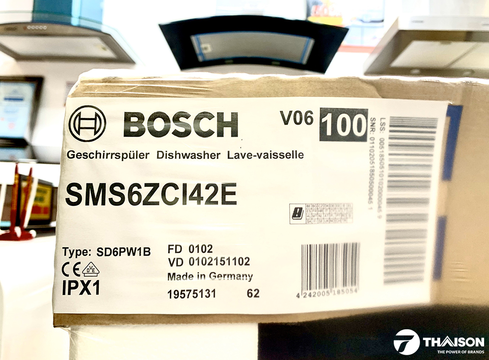 Máy rửa bát Bosch SMS6ZCI42E model 2021 Serie 6 aligncenter