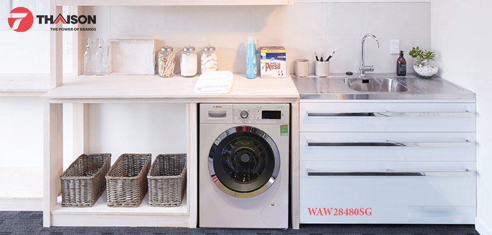 Đánh giá máy giặt Bosch WAW28480SG nhập khẩu. aligncenter