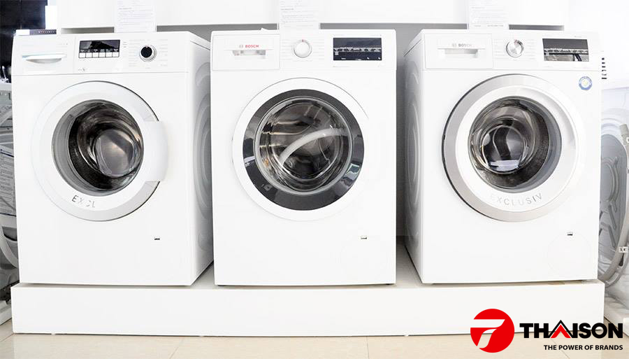 Máy giặt Bosch serie 8 hiện đại nhập khẩu.