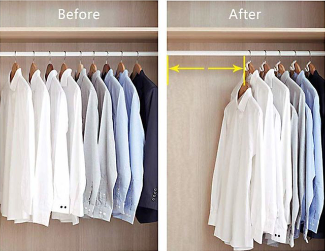 9 ý tưởng tổ chức tủ quần áo để giúp bạn không phải đau đầu mỗi khi muốn mua 1 món đồ mới mà lo không có chỗ cất - Ảnh 1.