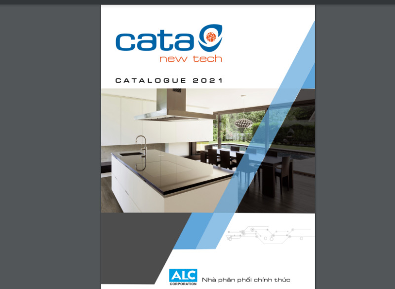 Catalogue thiết bị nhà bếp CATA mới nhất