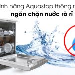Công nghệ Aqua Stop thông minh giúp máy rửa bát chống lại sự rò rỉ của nước