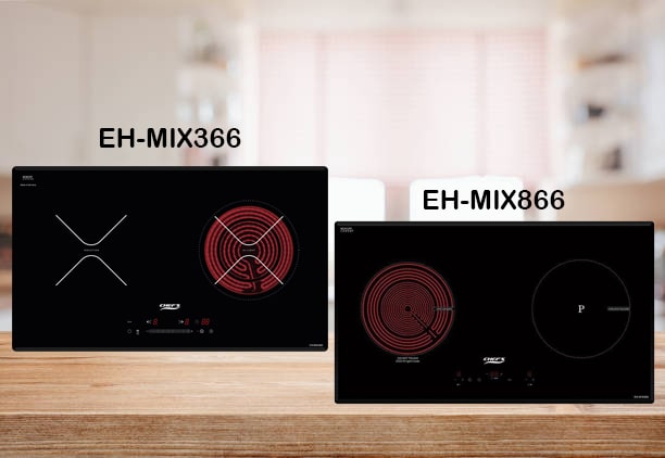 So sánh bếp điện từ Chefs EH-MIX366 và EH-MIX866 aligncenter
