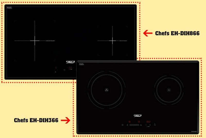 So sánh bếp từ Chefs EH-DIH366 và Chefs EH-DIH866 aligncenter