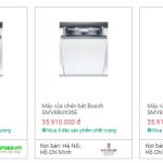 So sánh máy rửa bát âm toàn phần Bosch serie 6 và serie 8