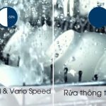 Nhờ công nghệ VarioSpeed giúp thời gian rửa nhanh hơn