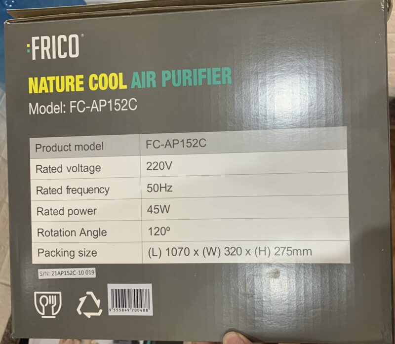 May Loc Khong Khi Frico Ap152c Nature Cool Air Purifier 2