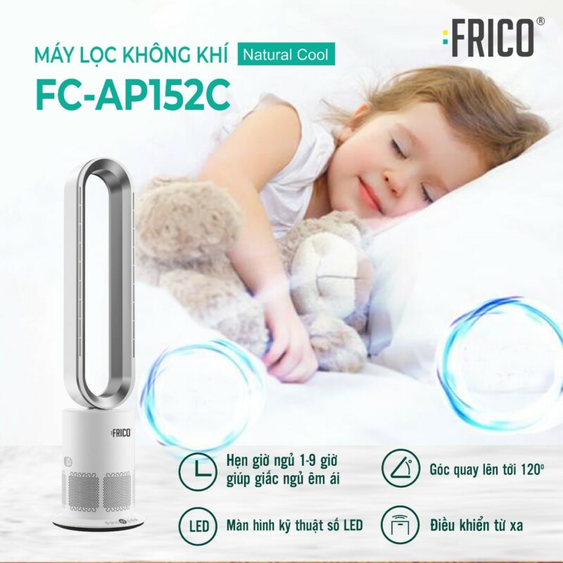 May Loc Khong Khi Frico Ap152c Nature Cool Air Purifier Antoan3