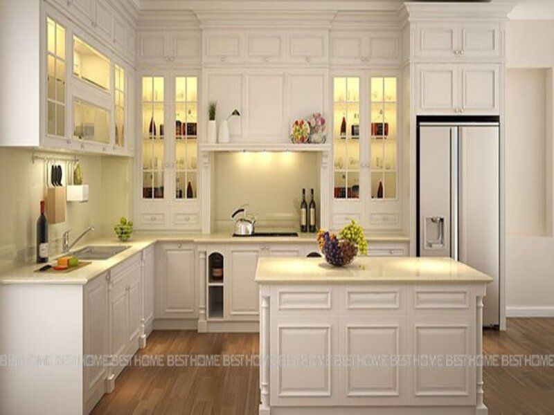 Xu hướng mẫu thiết kế không gian bếp đẹp cho phòng bếp hiện đại