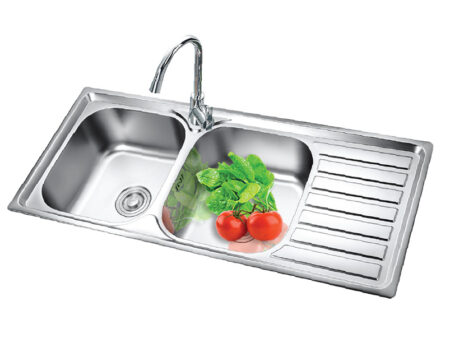Chậu Rửa EU-10545S Eurosun | Inox Cao Cấp 2 Hố Kèm Bàn Bền Đẹp