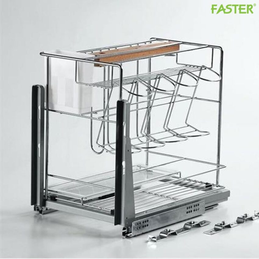 Giá Dao Thớt Chai Lọ Faster FS MF350SPS - Gọn Bếp, Bền Đẹp