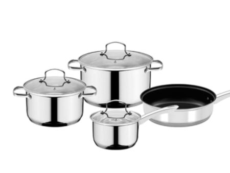 Bộ Nồi Chảo Faster Comfort 4 Món Inox 304 Cao Cấp - Giá Tốt