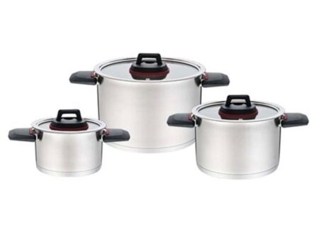 Bộ Nồi Faster Smart Handle - Inox 304 Cao Cấp, Đáy 3 Lớp Đa Năng