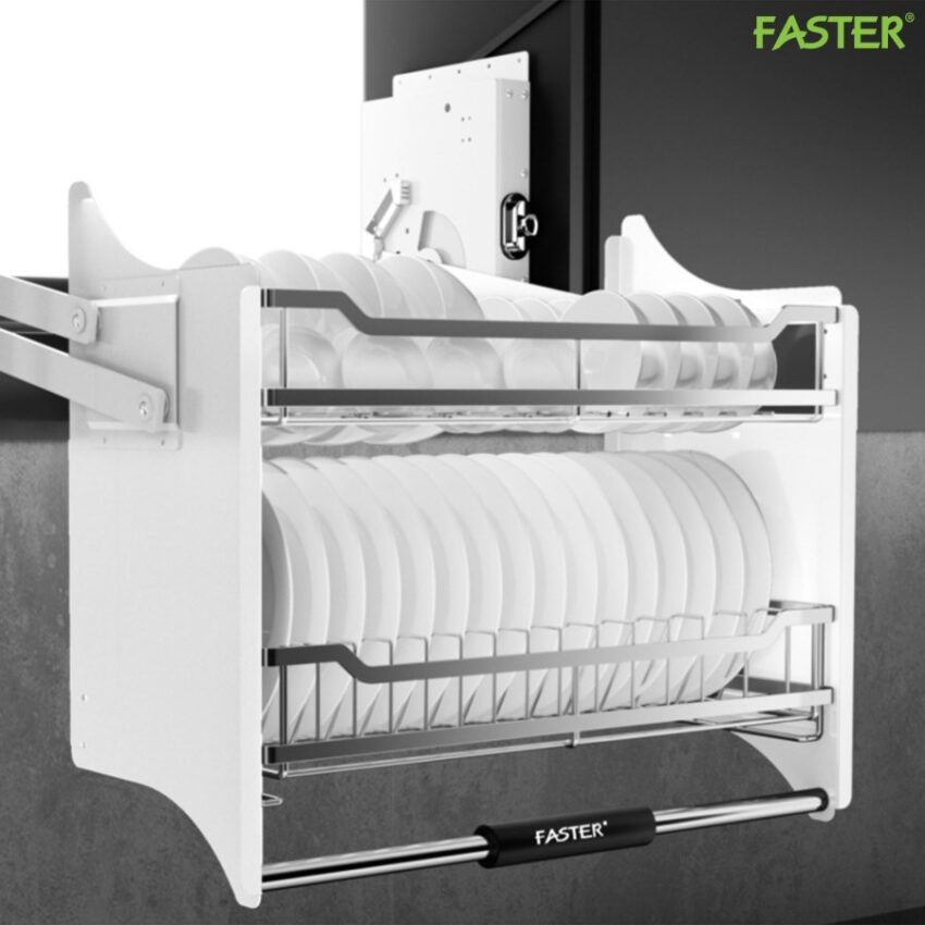 Giá Bát Đĩa Nâng Hạ Faster FS EB700SDN Inox 304 | Cao Cấp