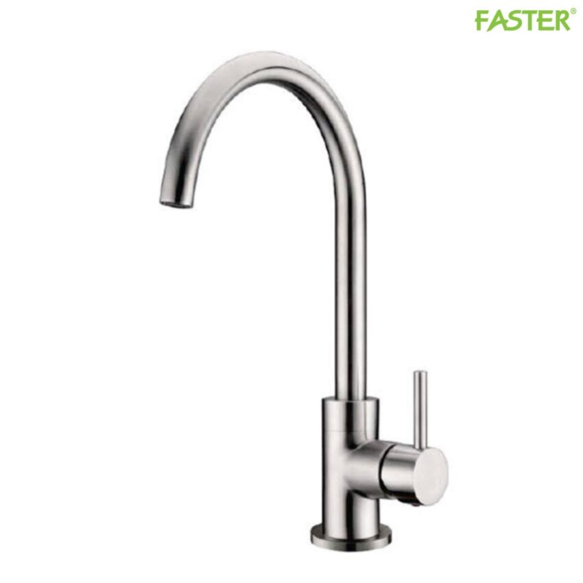 Vòi 2 Đường Nước FASTER FS02SS - Chất Liệu Inox 304 Cao Cấp, Bền Bỉ