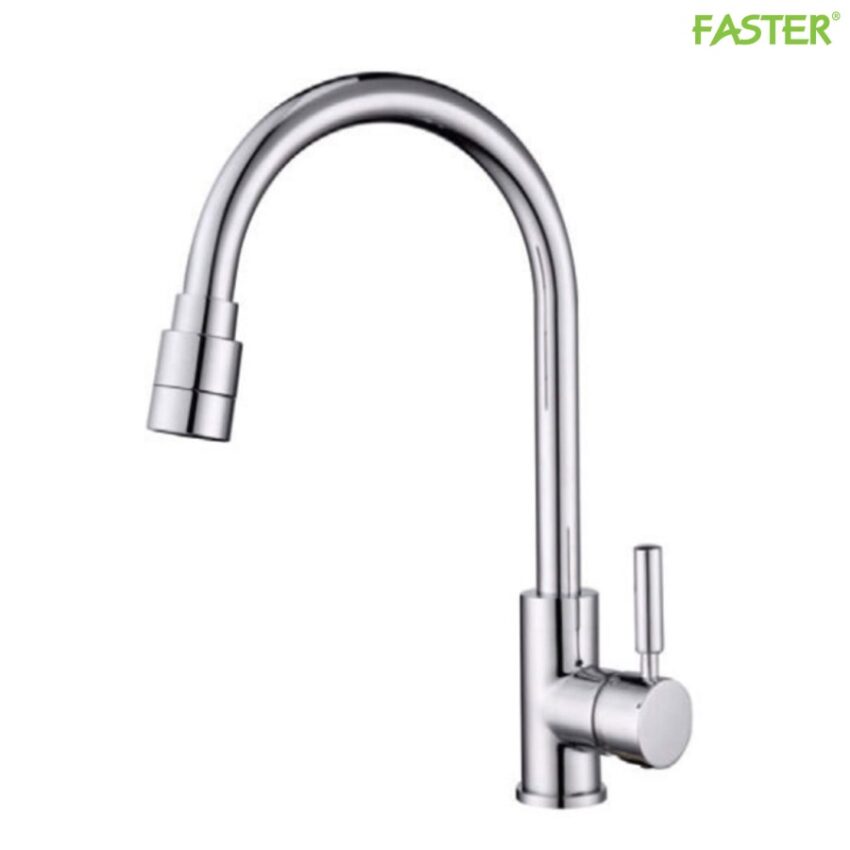 Vòi 2 Đường Nước Nóng Lạnh FASTER FS905 - Inox 304 Bền Đẹp