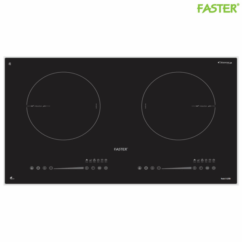 Bếp Từ Faster FS 386I Nhập Khẩu – 2 Vùng Nấu, Tiết Kiệm 30% Điện Năng
