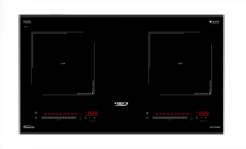 Bếp Từ Đôi Chef's EH-DIH999: Booster, Inverter, An Toàn Cao Cấp