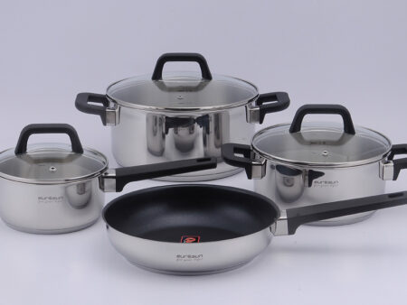 Bộ Nồi Chảo Cao Cấp Eurosun MC1609-EVA – Inox 304, Đa Năng