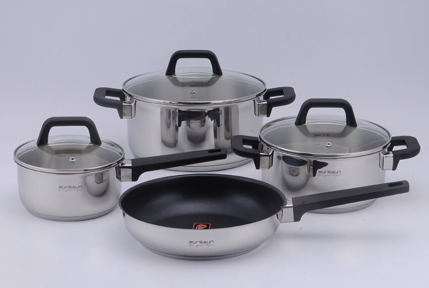 Bộ Nồi Chảo Cao Cấp Eurosun MC1609-EVA – Inox 304, Đa Năng