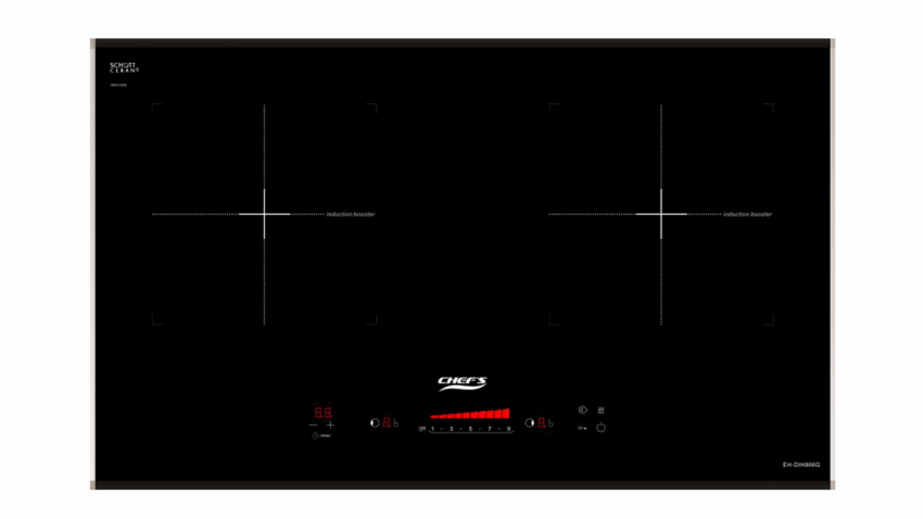 Bếp Từ Đôi Chef's EH-DIH866G Nhập Khẩu Tây Ban Nha - Chính Hãng