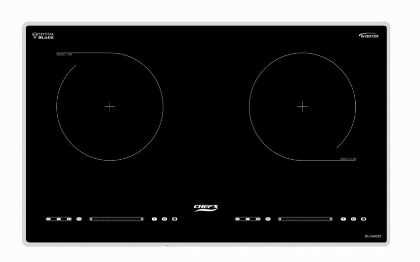 Bếp Từ Đôi Chef's EH-DIH323: Công Suất 4400W, Mặt Kính Cao Cấp