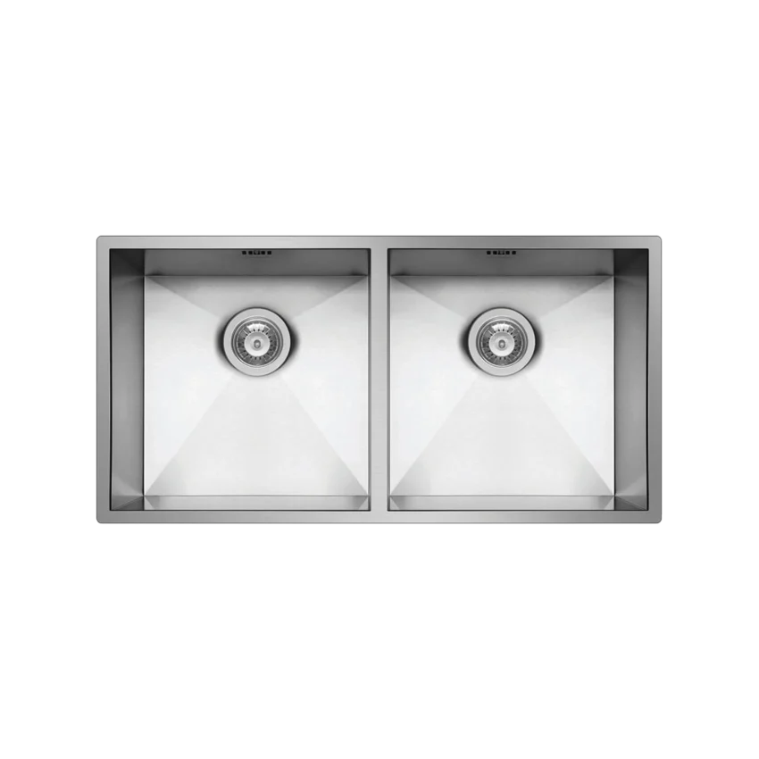 Chậu Rửa Đôi Pyramis Tetragon 2B Inox 304 Cao Cấp - Chính Hãng