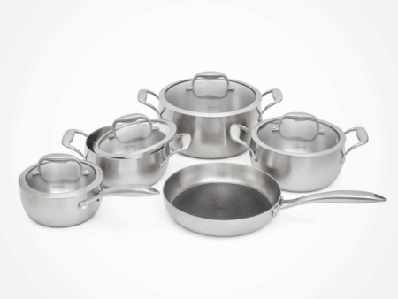 Bộ Nồi Inox 9 Món Malloca SA-2041 Cao Cấp - Bền Đẹp, Đa Năng