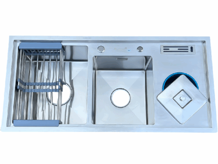 Chậu Rửa Bát Inox Kagol SUS 304 - KT100x48x24cm Cao Cấp