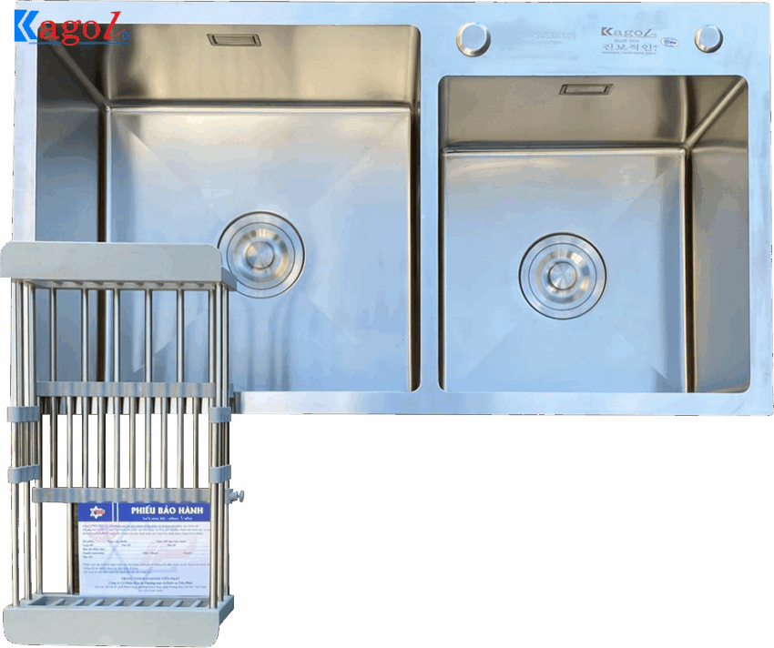 Chậu Rửa Bát Inox 304 Kagol KAGOL-304: Bền Đẹp, Sang Trọng