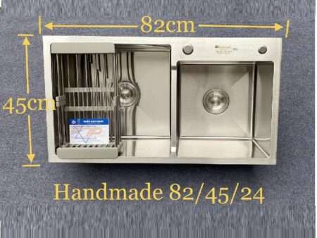 Chậu Rửa Bát Inox Kagol Handmade KT820X450X240 - Chính Hãng