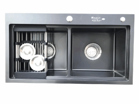 Chậu Rửa Bát Nano Kháng Khuẩn Kagol KT82X45X24CM Cao Cấp