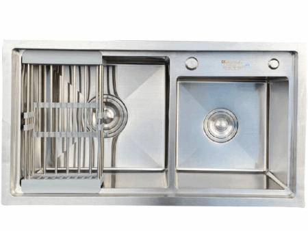 Chậu Rửa Bát Inox Đúc Handmade KT82x45x24cm Kagol - Bền Đẹp