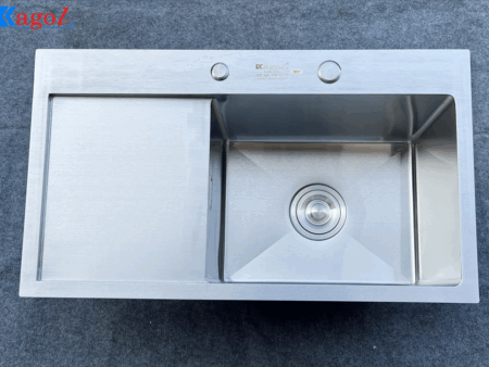 Chậu Rửa Bát Kagol Inox Một Hố Có Bàn Chờ - Cao Cấp, Bền Đẹp