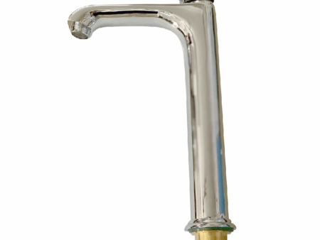 Vòi Lavabo Kagol Đồng 1 Chân Tròn 29cm | SP: LAVABO-DONG-1-CHAN-TRON-2-DUONG-NUOC
