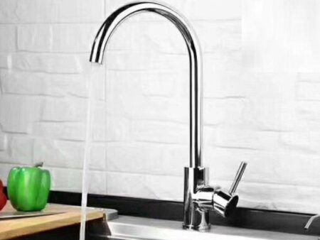 Vòi Rửa Bát Kagol Inox Nóng Lạnh Cần Cong – Bền Đẹp, Giá Tốt