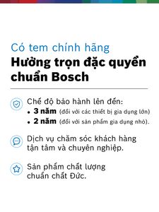 Các lợi ích khi mua thiết bị Bosch chính hãng